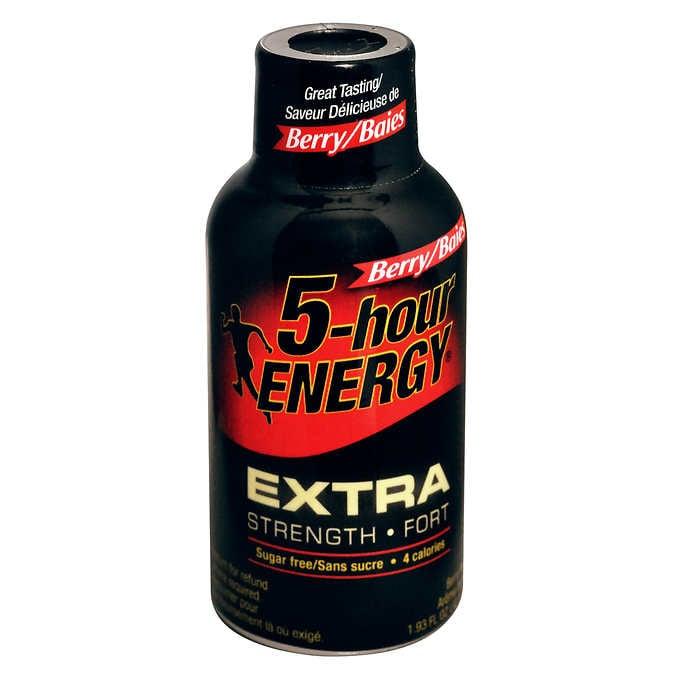 5-Hour ENERGY Shots Extra Strength | Berry Flavor | 1.93 oz. 30